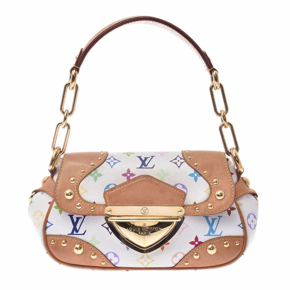 Louis Vuitton Handbags - LOUIS VUITTON Multicolor Marilyn Blanc White Monogram Handbag